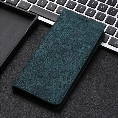 For Samsung Galaxy A05s 4G Wallet Case Card Holder Stand Built-in Magnetic Closure Phone Cover