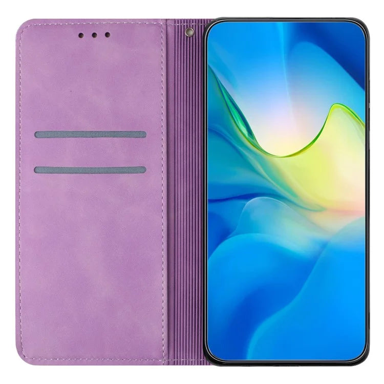 For Samsung Galaxy A05s 4G Wallet Case Card Holder Stand Built-in Magnetic Closure Phone Cover