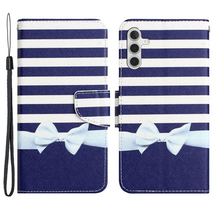 For Samsung Galaxy A05s 4G Phone Case Pattern Folding Stand PU Leather Cover