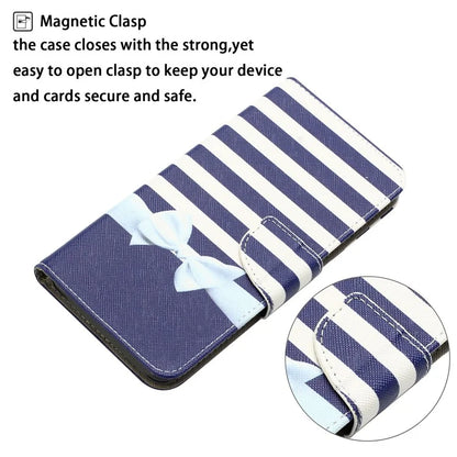 For Samsung Galaxy A05s 4G Phone Case Pattern Folding Stand PU Leather Cover