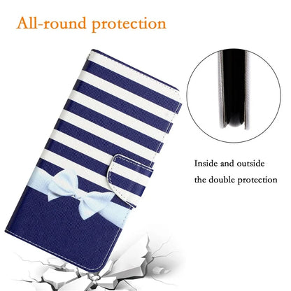 For Samsung Galaxy A05s 4G Phone Case Pattern Folding Stand PU Leather Cover