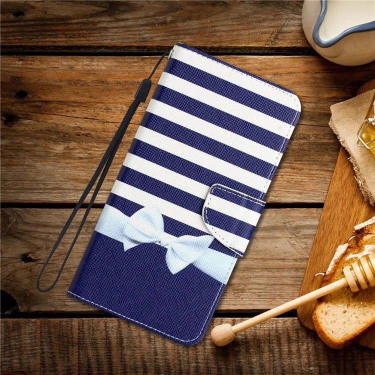 For Samsung Galaxy A05s 4G Phone Case Pattern Folding Stand PU Leather Cover