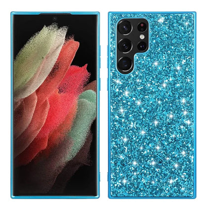 For Samsung Galaxy S24 Ultra Cell Phone Case Electroplating TPU Frame + PC Back Protective Shell