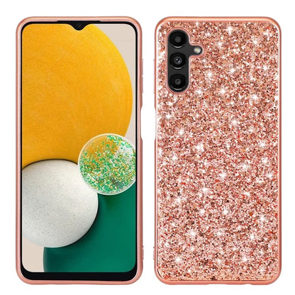 For Samsung Galaxy A15 5G Case Glitter Electroplated TPU Frame PC Back Cover