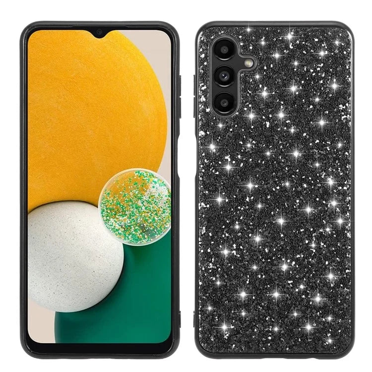 For Samsung Galaxy A15 5G Case Glitter Electroplated TPU Frame PC Back Cover