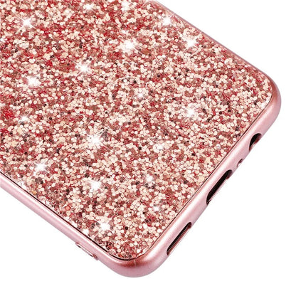 For Samsung Galaxy A15 5G Case Glitter Electroplated TPU Frame PC Back Cover