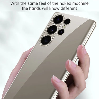 SULADA For Samsung Galaxy S24+ Clear Case Ultra-Thin Electroplated Edge TPU Cover