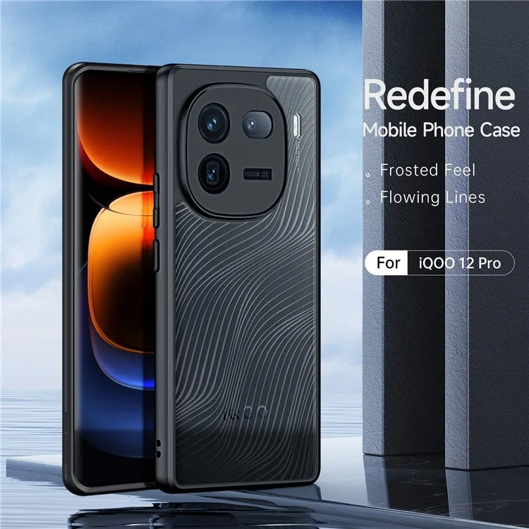 DUX DUCIS Aimo Series Phone Case for vivo iQOO 12 Pro 5G PC+TPU Cover (REACH Certification)