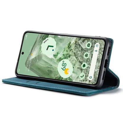 CASEME 013 Series For Google Pixel 8a Magnetic Case Anti-scratch PU Leather Phone Wallet Cover