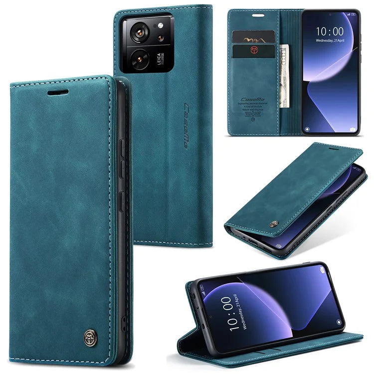 CASEME 013 Series For Xiaomi 13T / 13T Pro / Redmi K60 Ultra Case Leather Shockproof Stand Phone Cover