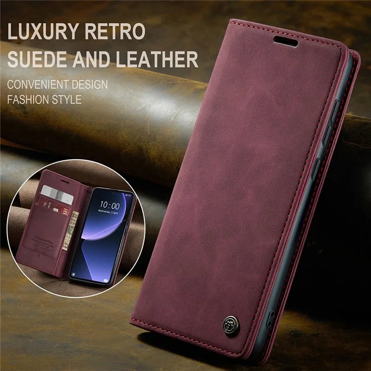 CASEME 013 Series For Xiaomi 13T / 13T Pro / Redmi K60 Ultra Case Leather Shockproof Stand Phone Cover