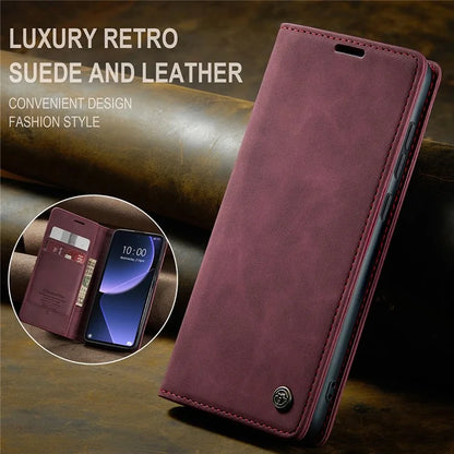 CASEME 013 Series For Xiaomi 13T / 13T Pro / Redmi K60 Ultra Case Leather Shockproof Stand Phone Cover