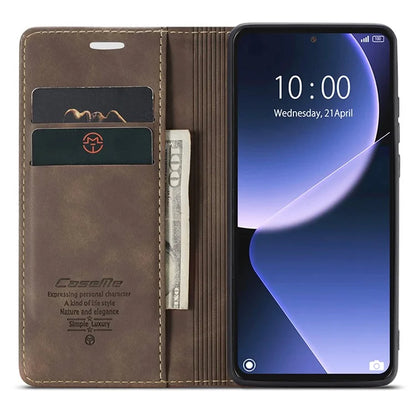 CASEME 013 Series For Xiaomi 13T / 13T Pro / Redmi K60 Ultra Case Leather Shockproof Stand Phone Cover