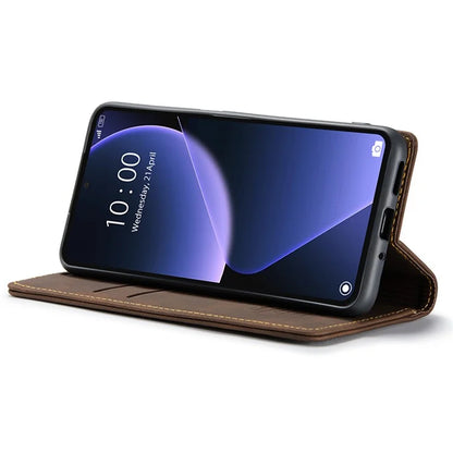 CASEME 013 Series For Xiaomi 13T / 13T Pro / Redmi K60 Ultra Case Leather Shockproof Stand Phone Cover