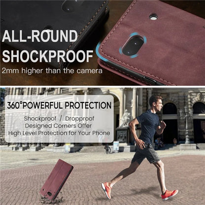 CASEME 013 Series For Google Pixel 6a Case PU Leather Flip Stand Phone Protector