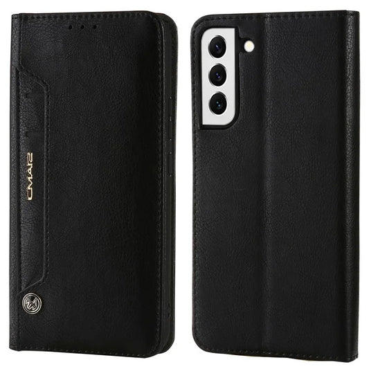 CMAI2 For Samsung Galaxy S24 Case PU Leather+TPU Phone Cover with Card Holder