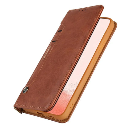 CMAI2 For Samsung Galaxy S24 Case PU Leather+TPU Phone Cover with Card Holder