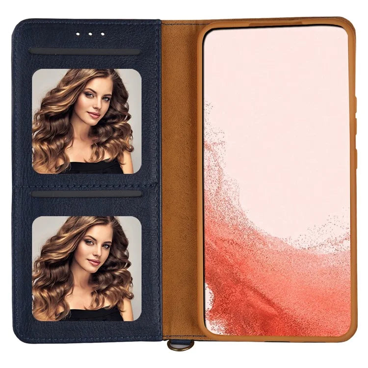 CMAI2 For Samsung Galaxy S24 Case PU Leather+TPU Phone Cover with Card Holder