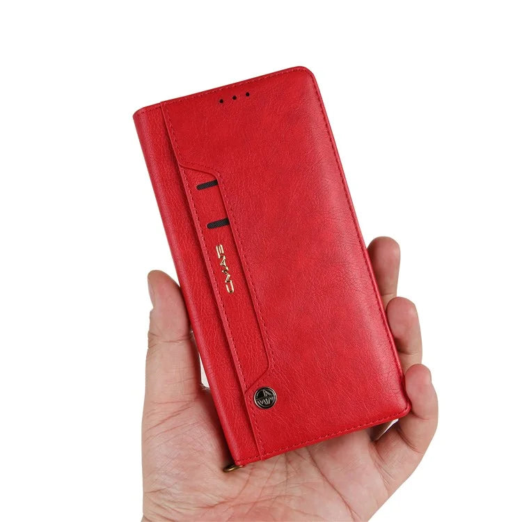 CMAI2 For Samsung Galaxy S24 Case PU Leather+TPU Phone Cover with Card Holder