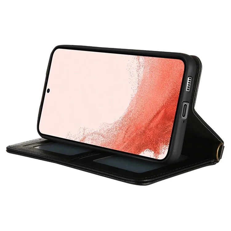 CMAI2 For Samsung Galaxy S23 Case PU Leather Card Holder Phone Wallet Cover