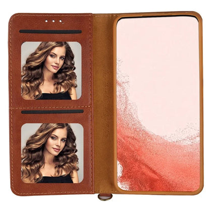 CMAI2 For Samsung Galaxy S23+ Cover PU Leather+TPU Protective Case with Card Holder
