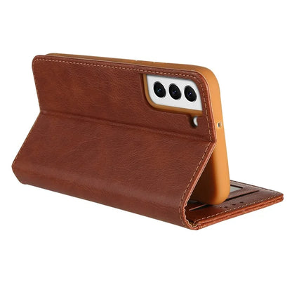 CMAI2 For Samsung Galaxy S23+ Cover PU Leather+TPU Protective Case with Card Holder