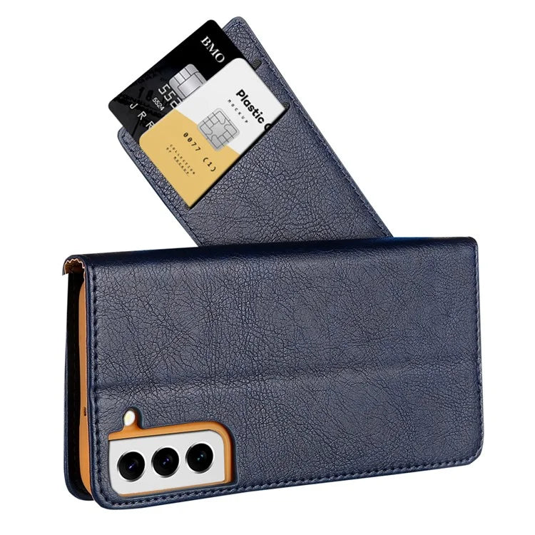 CMAI2 For Samsung Galaxy S23+ Cover PU Leather+TPU Protective Case with Card Holder