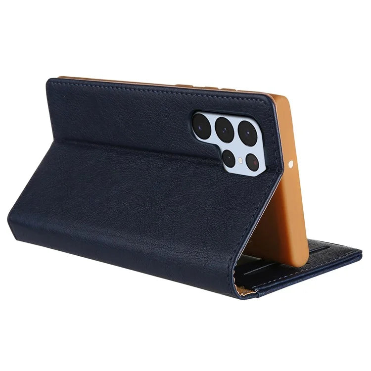 CMAI2 For Samsung Galaxy S24 Ultra Case Anti-drop Leather Stand Wallet Mobile Phone Cover