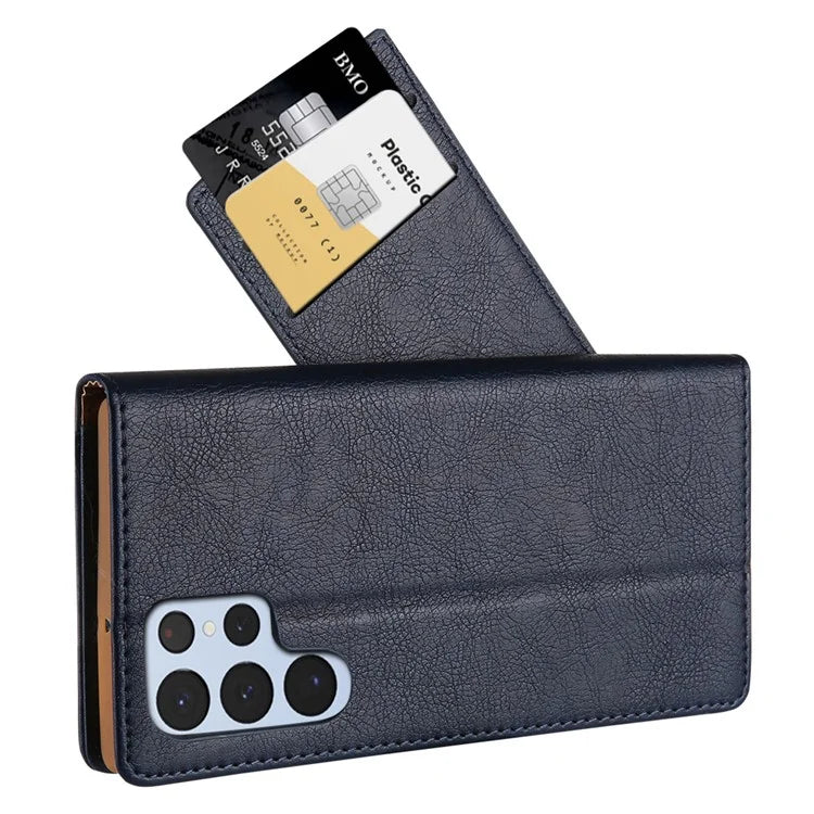 CMAI2 For Samsung Galaxy S24 Ultra Case Anti-drop Leather Stand Wallet Mobile Phone Cover