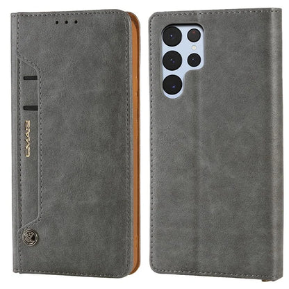CMAI2 For Samsung Galaxy S24 Ultra Case Anti-drop Leather Stand Wallet Mobile Phone Cover