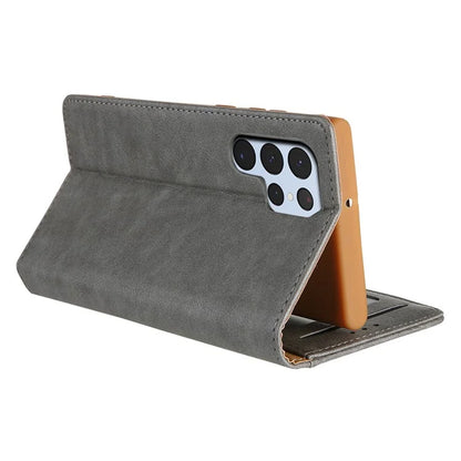 CMAI2 For Samsung Galaxy S24 Ultra Case Anti-drop Leather Stand Wallet Mobile Phone Cover