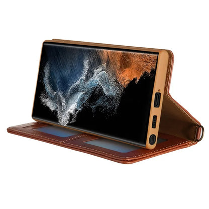 CMAI2 For Samsung Galaxy S24 Ultra Case Anti-drop Leather Stand Wallet Mobile Phone Cover