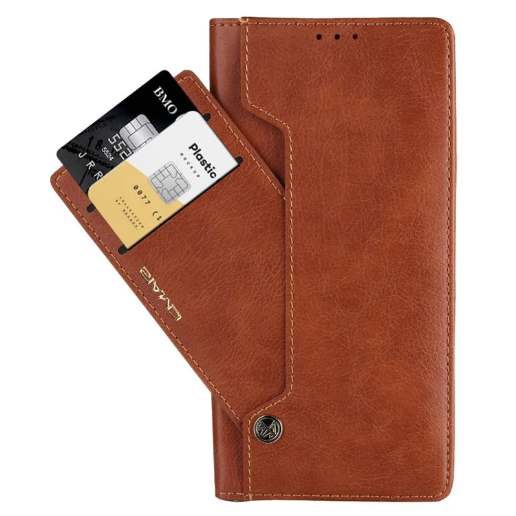 CMAI2 For Samsung Galaxy S24 Ultra Case Anti-drop Leather Stand Wallet Mobile Phone Cover