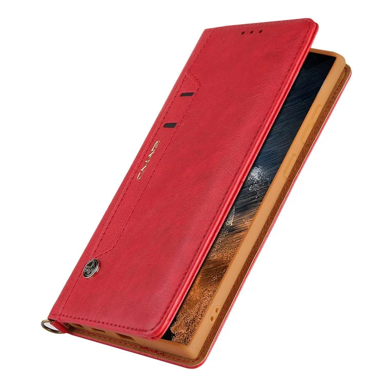 CMAI2 For Samsung Galaxy S24 Ultra Case Anti-drop Leather Stand Wallet Mobile Phone Cover