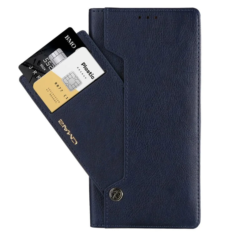 CMAI2 For Samsung Galaxy S22 5G Case Leather Card Slots Mobile Phone Stand Cover