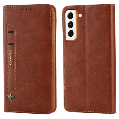 CMAI2 For Samsung Galaxy S22 5G Case Leather Card Slots Mobile Phone Stand Cover