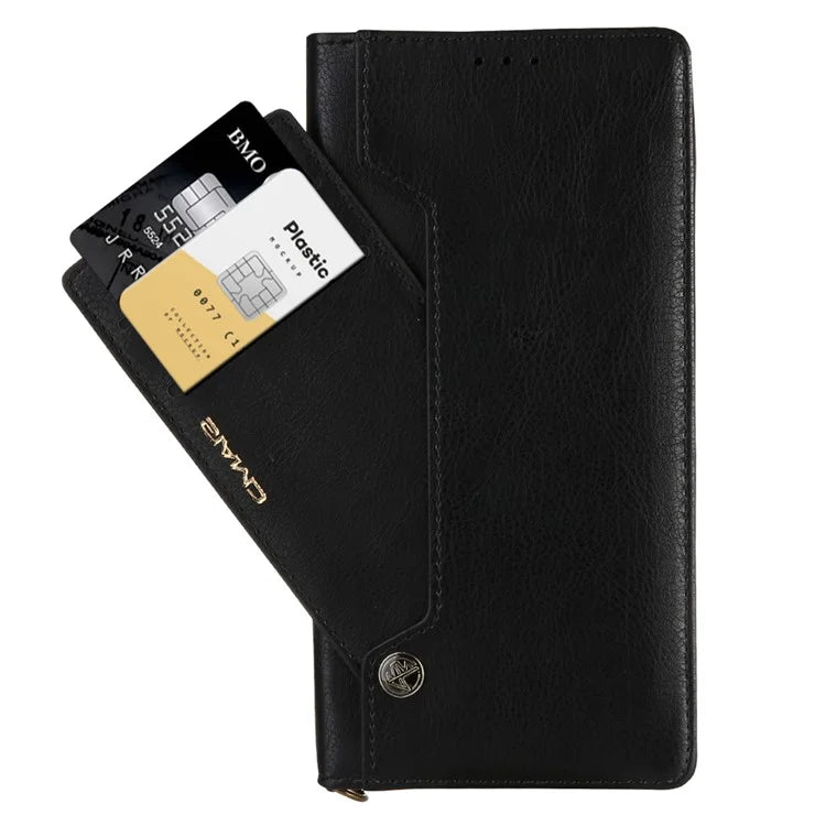 CMAI2 For Samsung Galaxy S22+ 5G Cell Phone Case PU Leather+TPU Stand Wallet Shell