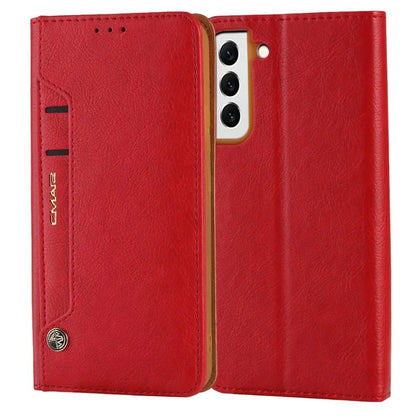 CMAI2 For Samsung Galaxy S22+ 5G Cell Phone Case PU Leather+TPU Stand Wallet Shell