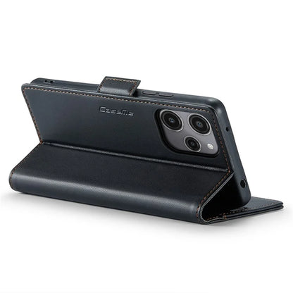 CASEME 023 Series For Xiaomi Redmi 12 4G / 12 5G (Global) / Redmi Note 12R 5G / Poco M6 Pro 5G Case Glossy Litchi Texture Cover