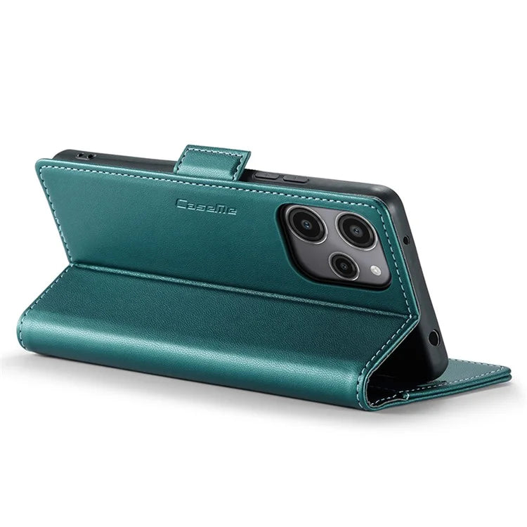 CASEME 023 Series For Xiaomi Redmi 12 4G / 12 5G (Global) / Redmi Note 12R 5G / Poco M6 Pro 5G Case Glossy Litchi Texture Cover