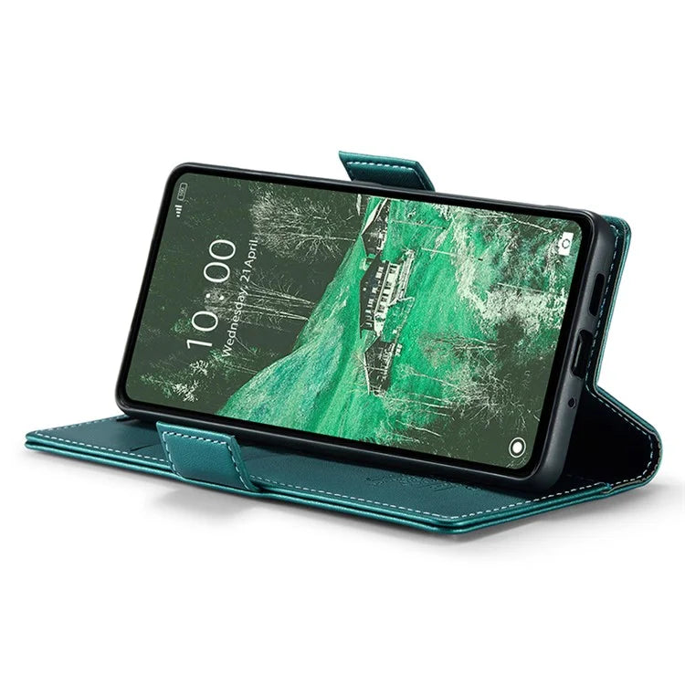 CASEME 023 Series For Xiaomi Redmi 12 4G / 12 5G (Global) / Redmi Note 12R 5G / Poco M6 Pro 5G Case Glossy Litchi Texture Cover