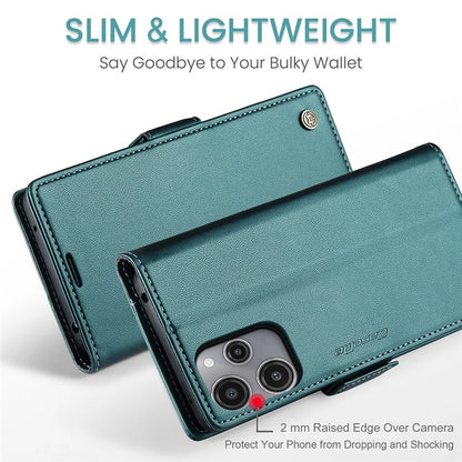CASEME 023 Series For Xiaomi Redmi 12 4G / 12 5G (Global) / Redmi Note 12R 5G / Poco M6 Pro 5G Case Glossy Litchi Texture Cover