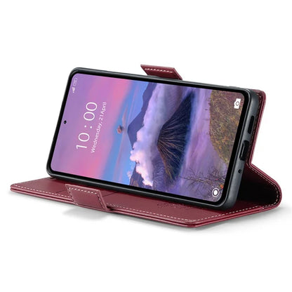 CASEME 023 Series For Xiaomi Redmi 12 4G / 12 5G (Global) / Redmi Note 12R 5G / Poco M6 Pro 5G Case Glossy Litchi Texture Cover