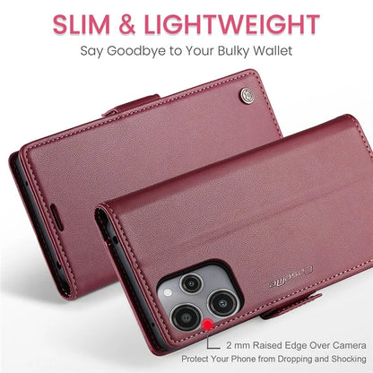 CASEME 023 Series For Xiaomi Redmi 12 4G / 12 5G (Global) / Redmi Note 12R 5G / Poco M6 Pro 5G Case Glossy Litchi Texture Cover