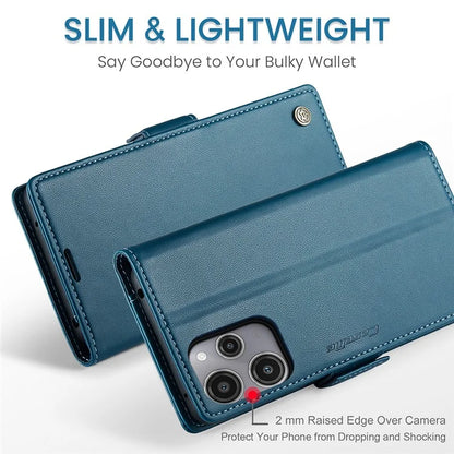 CASEME 023 Series For Xiaomi Redmi 12 4G / 12 5G (Global) / Redmi Note 12R 5G / Poco M6 Pro 5G Case Glossy Litchi Texture Cover