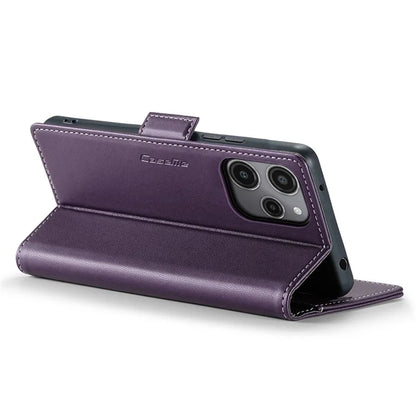 CASEME 023 Series For Xiaomi Redmi 12 4G / 12 5G (Global) / Redmi Note 12R 5G / Poco M6 Pro 5G Case Glossy Litchi Texture Cover