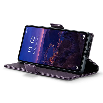 CASEME 023 Series For Xiaomi Redmi 12 4G / 12 5G (Global) / Redmi Note 12R 5G / Poco M6 Pro 5G Case Glossy Litchi Texture Cover