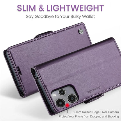 CASEME 023 Series For Xiaomi Redmi 12 4G / 12 5G (Global) / Redmi Note 12R 5G / Poco M6 Pro 5G Case Glossy Litchi Texture Cover