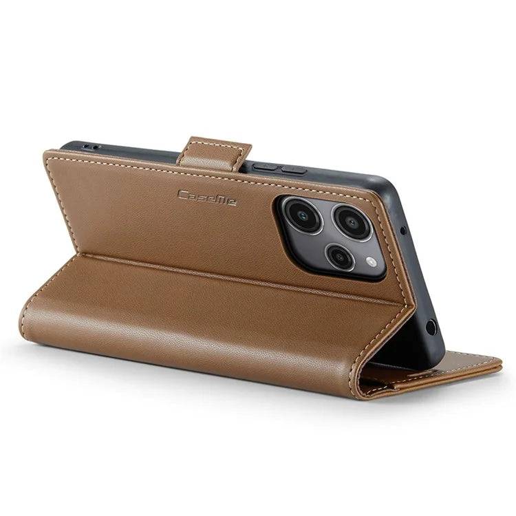 CASEME 023 Series For Xiaomi Redmi 12 4G / 12 5G (Global) / Redmi Note 12R 5G / Poco M6 Pro 5G Case Glossy Litchi Texture Cover