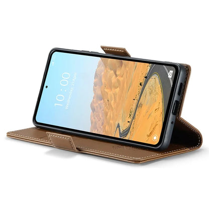 CASEME 023 Series For Xiaomi Redmi 12 4G / 12 5G (Global) / Redmi Note 12R 5G / Poco M6 Pro 5G Case Glossy Litchi Texture Cover
